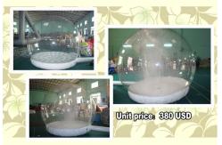 China Customize EN71 Inflatable Snow Globe with Snow Machine supplier