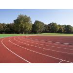 All Weather High Strength Eco Sports Flooring 13mm Thickness Running Track red for sale