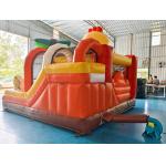 Digital Printing Inflatable Combos Chicken Cartoon Inflatable Bouncy House With Slide Jumping House