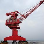 Floating Dock Crane In Shipyard With Customized Load Capacity And Lifting Height for sale