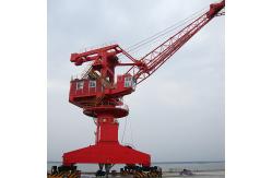 China Floating Dock Crane In Shipyard With Customized Load Capacity And Lifting Height supplier
