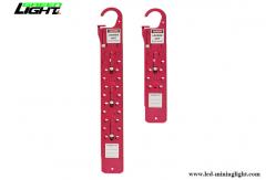 China Red 12 8mm Hole Aluminium 3/8'' Buckle Hasp Lockout supplier