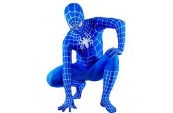 China Lycra Spandex Spiderman Halloween Adult Costumes Full Body Catsuit Zentai supplier