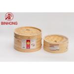 Handmade Natural Bamboo Steamer Basket 10 Inch 2 Tier With Accessories for sale