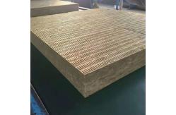China Rockwool Absorption Panel , Mineral Wool Insulation For Soundproofing supplier