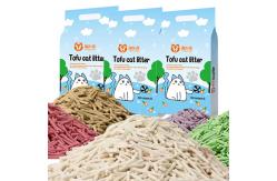 China Odor Eliminating Tofu Based Cat Litter Brown Earth Friendly Cat Litter supplier