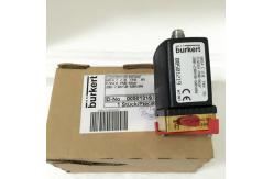 China Burkert 6014 solenoid valve with manual switch 230V 00501219 supplier
