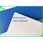 1mm 2mm Grey Gray Chip Cardboard with Round corner Thickness 1200 x 1000 mm 1420 x 1120 mm for sale