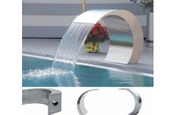 China Artificial Stainless Steel Swim SPA Pool Equipment Cascade Waterfall supplier