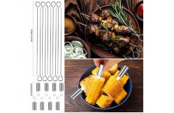 China Silver BBQ Utensil Set Heatinsulated Antirust With Storage Bag supplier