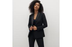 China Black Formal Pantsuits For Ladies 95% Polyester 5% Spandex supplier