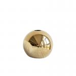China Gold Mirror Sphere Vase for Modern Home Decor for sale