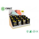Corrugated 4C CYMK Printing Custom Recycled Cardboard Counter Display Boxes With UV Coating for sale