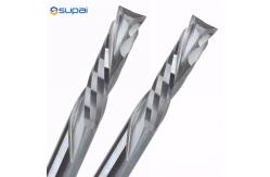 China 2 Flute CNC Cutting Tungsten End Mill AlTiN Coating For Wood supplier