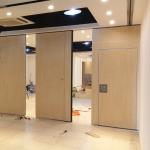 Portable Panel Fabric Acoustic Folding Movable Partition Walls For Auditorium Concert Hall for sale
