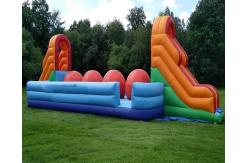 China Outdoor Party Game Wipeout Inflatable Obstacle Course Big Balls Combo Bouncer supplier