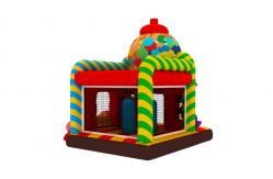 China Manufacturer Inflatable Bouncy House With Slide New Design Candy Inflatable Combo supplier