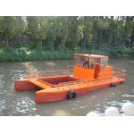 75 Kw Diesel Powered Aquatic Grass Cutter Boat With Wheel Driven Mode