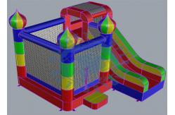 China Home ASTM 4*4.5*3.7M Inflatable Combo Bounce House supplier