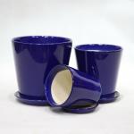 Glossy Ceramic Decorative Pots Lightweight for Home Decor
