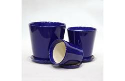 China Glossy Ceramic Decorative Pots Lightweight for Home Decor supplier
