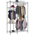 Folding Commercial Wire Shelving , Coat And Clothes Hanger Storage Rack Customized for sale