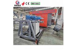 China PLC Controlled Adjustable Rotating Speed Rotomolding Machine For Producing Pickleball supplier