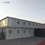 Weatherproof Prefab Camp House Windproof  Emergency Accommodation Modular Camp