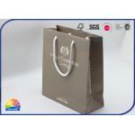 Customized 350g Coated Paper Shopping Bags Matte Lamination With Handle for sale