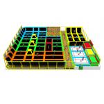 Professional Indoor Trampoline Park With Pvc Pp Nylon Materials for sale