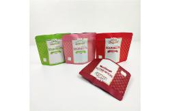 China 180mic 3.5g CMYK Mylar Cookie Packaging Pouch Gravure Printing supplier