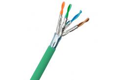 China Green LSZH Jacketed FFTP CAT6A Cable 23AWG For Dedicated To Data Centers supplier