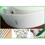 Uncoated Food Grade Paper Roll / 24 - 35GSM Drinking Straw Wrapping Paper In White Color for sale