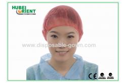 China Medical Disposable Bouffant Caps With Single Elastic supplier