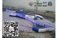China Commercial Business Inflatable Water Games , Funny Inflatable Water Trampoline supplier