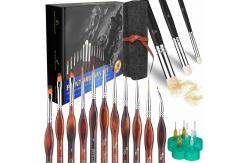 China Precision Model Paintbrush Detailing Making Painting Brush Set for Scale Models supplier