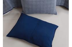 China Washed Solid Geometric Bedspreads And Coverlets 3Pcs 100% Cotton For Home supplier