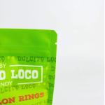 Vertical Resealable Matte Finished Food Grade Snack Candy Bag With Transparent Window for sale