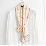Long New arrival spring fashionable personalized excellent silk scarf made of the 100% pure silk for sale