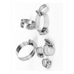 8 / 10 / 12MM Stainless Steel American Hose Clamp 3.8NM Holding Force for sale
