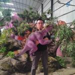 Amusement Activities Robotic Rubber Realistic Hand Robot Dinosaur Puppet Baby Dino Animatronic for sale