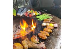 China 100cm Barbeque Corten Base 2mm Heavy Duty Fire Pit Grill supplier