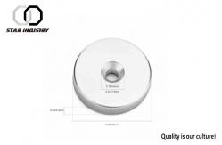 China Durable Strong Ceramic Pot Magnet With Screw For Disc Magnetic Assembly supplier