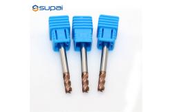 China Custom Square End Mill / Straight Shank End Mill Long Working Lifespan supplier