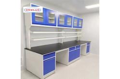 China Customized Made Hospital Full Steel Lab Island Bench with Export Plywood Packaging supplier