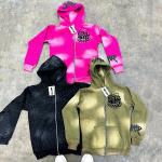 Customizable Puff Printed Rhinestone Streetwear Hoodie Vintage Designer Hoodie for sale