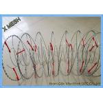 Security Perimeter Galvanized Binding Wire Welded Razor Mesh 22 Mm Blade Length for sale