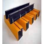 Extruded Box Aluminum Baffle Ceiling PVDF Coating 0.8mm-3mm
