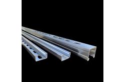 China Fire Resistant C Shaped Steel Galvanised Slotted Channel For Industrial Constructions supplier