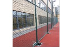 China Steel Wire 11gauge Powder Coated Chain Wire Fencing For Stadium Net supplier